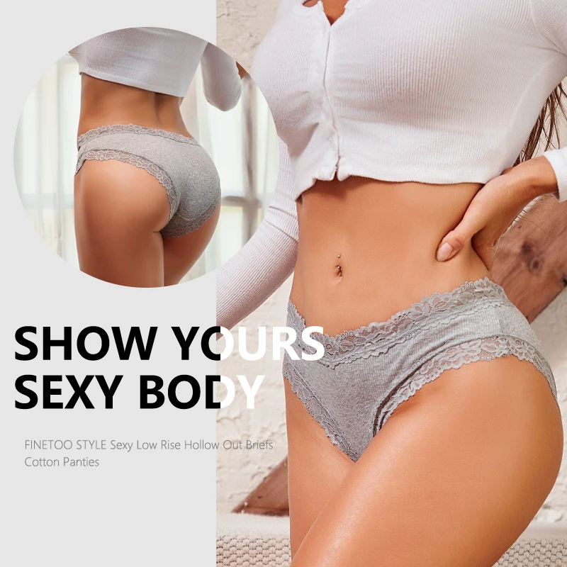 7PCS Bavlněné kalhotky pro ženy Bezešvé žebrované kalhotky Dámské strečové pohodlné spodní prádlo Dámský nízký pas Sexy spodní prádlo Jednobarevné - náhled 2