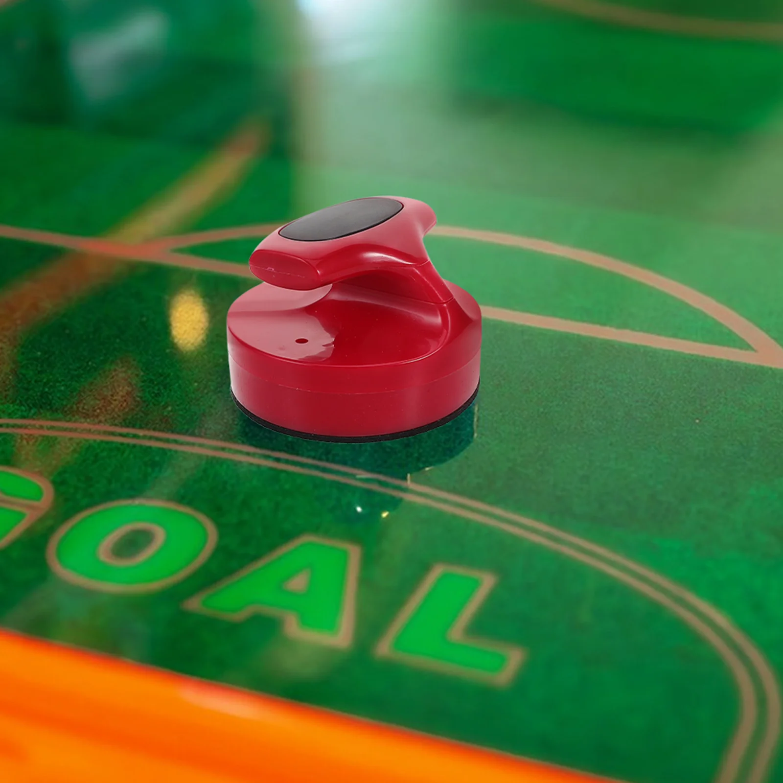 

Air Hockey Pusher Accessories Self Adhesive Lint Replacement Pads Red Flannel ABS Material Table Hockey Lint Pads
