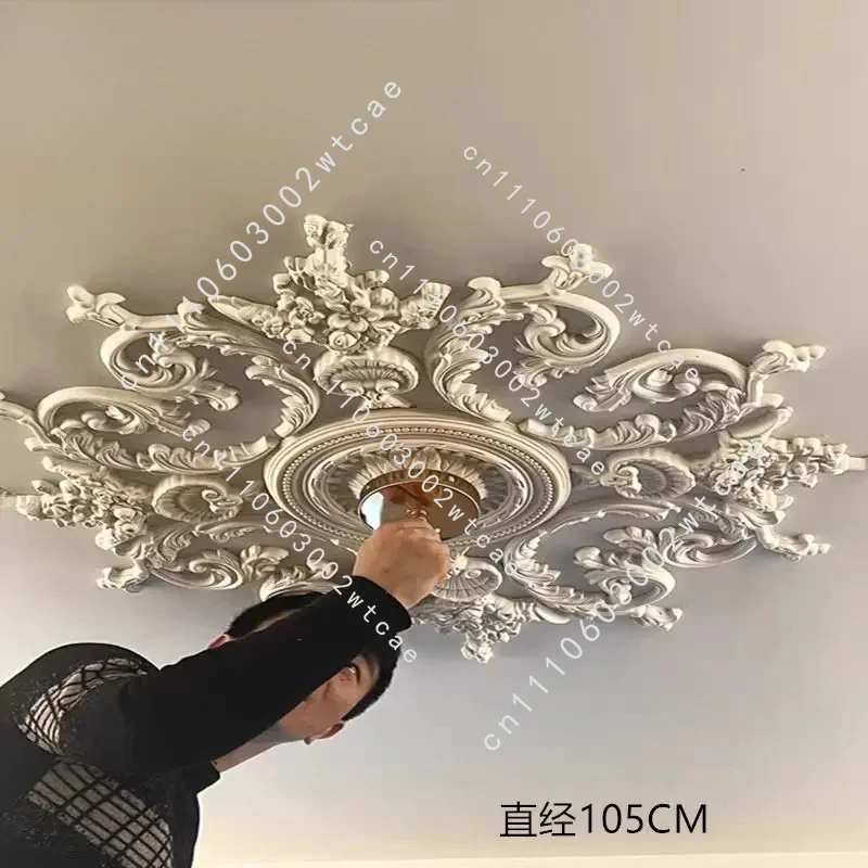 Lamp Pool Modeling Relief Decoration Gypsum Combination Parquet Light Panel Decoration Ceiling
