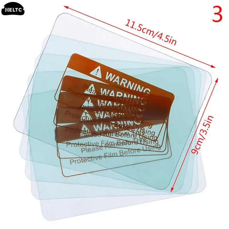 5pcs/lot Transparent Spare Welding Shield Cover Lens Protector Plate For Welding Helmet Mask
