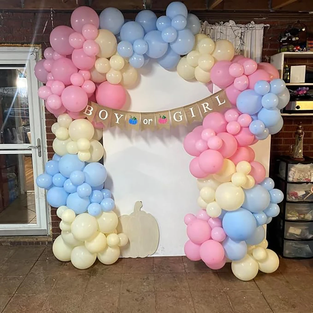 5/10/12inch Pastel Pink Balloons Baby Blue Pink Yellow Purple Ballon Birthday Party Baby Shower Gender Reveal Wedding Decoration