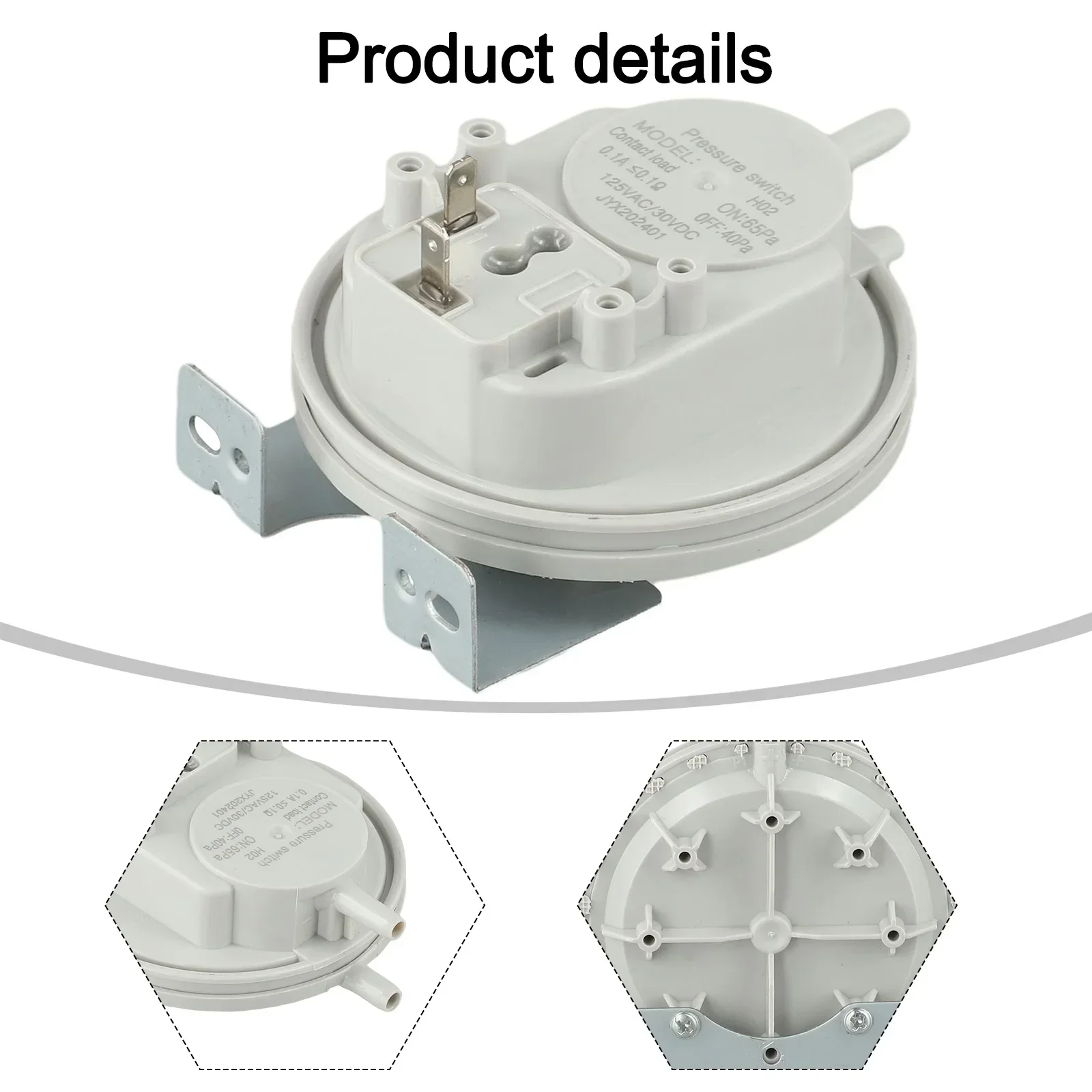 Compatibility For Wall Mounted Boilers Air Pressure Switch Boiler Pressure Switch Easy Machine Control Premium Materials