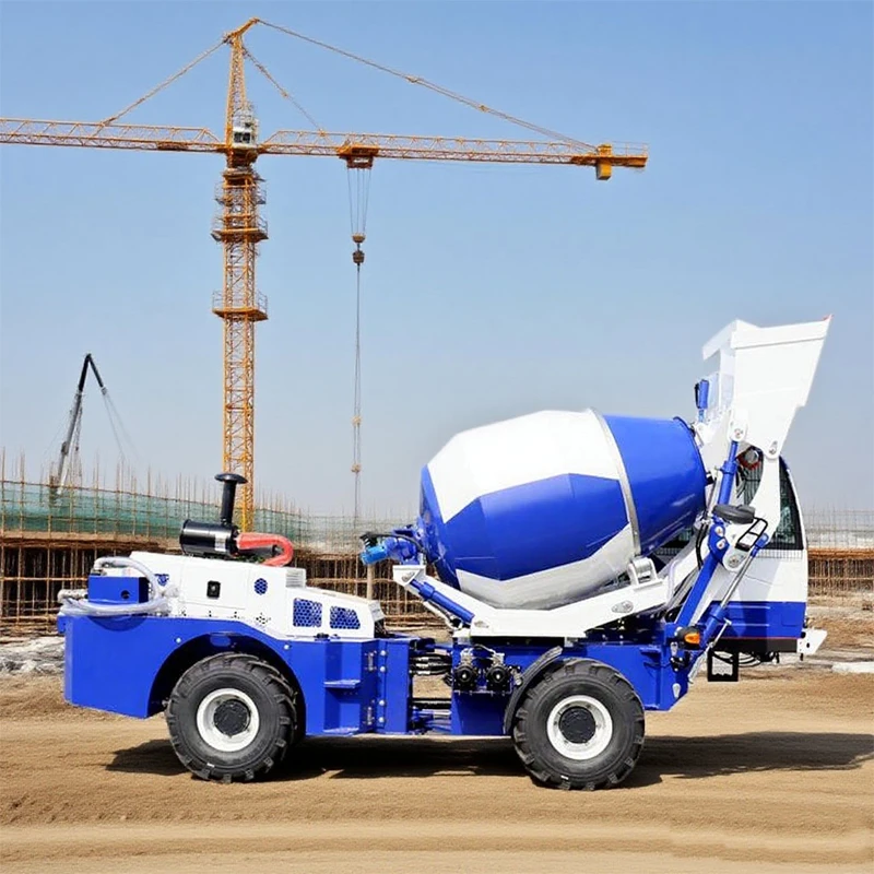 Hot-Selling Fully Automatic Self-Loading Concrete Mixer Truck High-Efficiency Factory Core Engine Pump Motor Bearing Gear