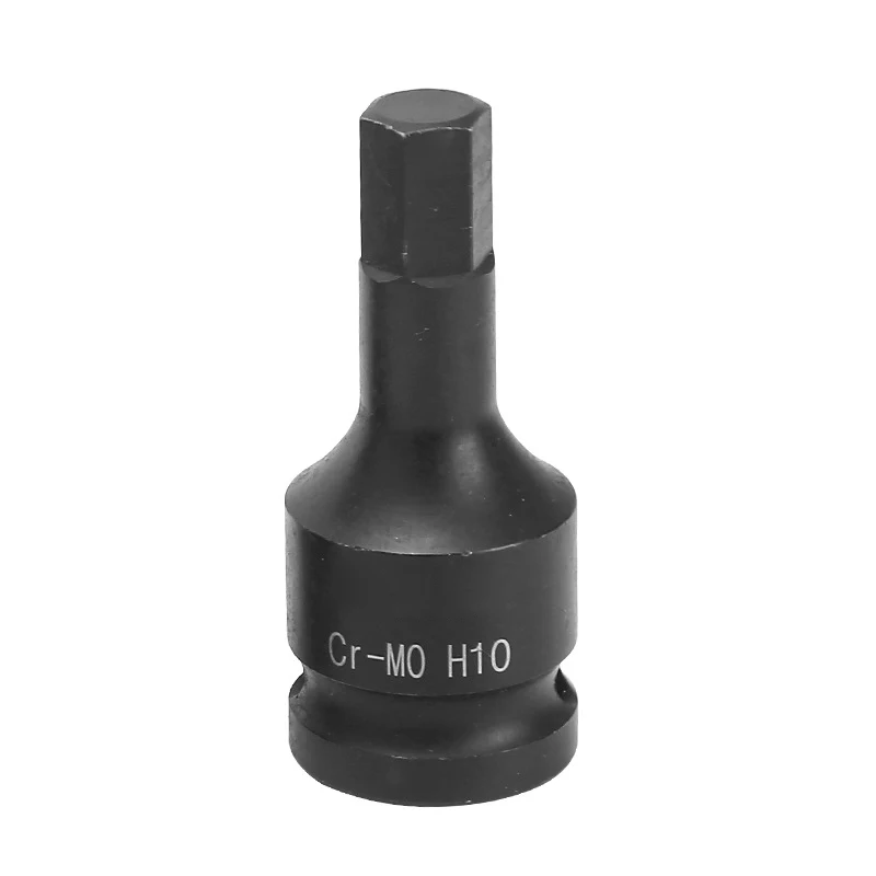 1pc 60mm Length 1/2\'\' Drive Electric Drill Socket Adapter Impact Hex Screwdriver Bit Hexagon Wrench H4 H5 H8 H10 H12 H14 H17 H19