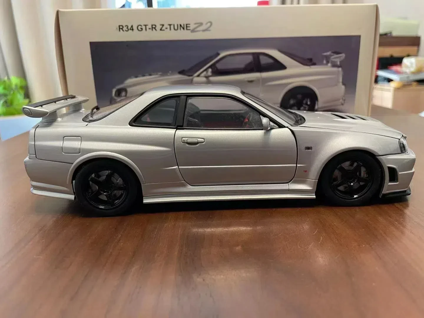 Autoart 1:18 R34 Z Tune Skyline JDM Simulation Limited Edition All Open Alloy Metal Static Car Model Toy Gift