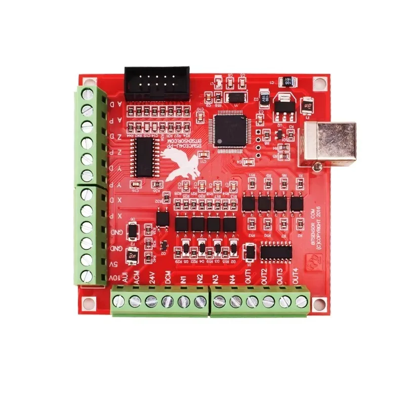 LIHAN CNC Motion Control Card 100Khz Breakout Board Compatible With WinXP Win7 Mach3 4 Axis USB Cnc Controller Card