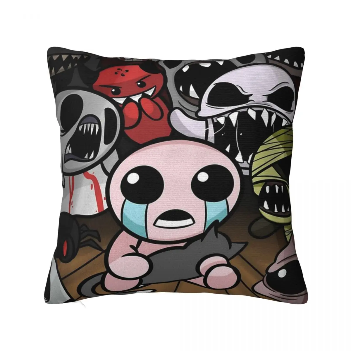 Game The Binding Of Isaac Pillowcase Printing Polyester Cushion Cover Decoration Throw Pillow Case Cover Home Zipper 18