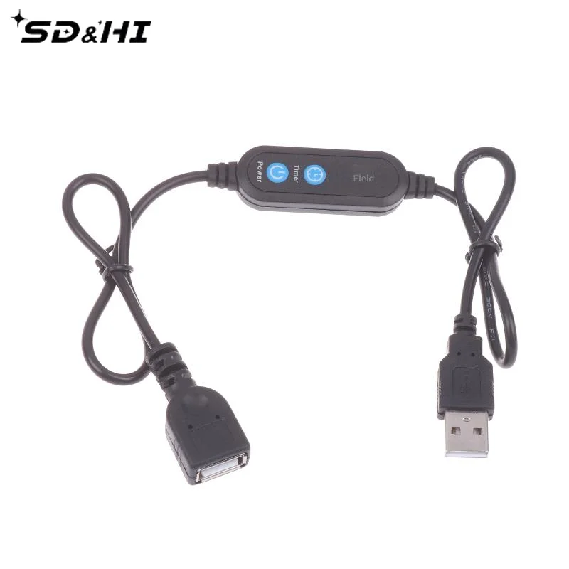 USB Countdown Timer Cord Digital Timer Switch Cable Auto Cutoff Connector Controller Timer Switches For LED Strips Fan Motors