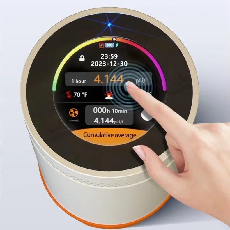 RM-75 كاشف الراديون المنزلي المحمول X بيتا جاما كاشفات الأشعة كاشف الغاز الطبيعي/نطاق القياس 6Bq/m3-10kBq/m3