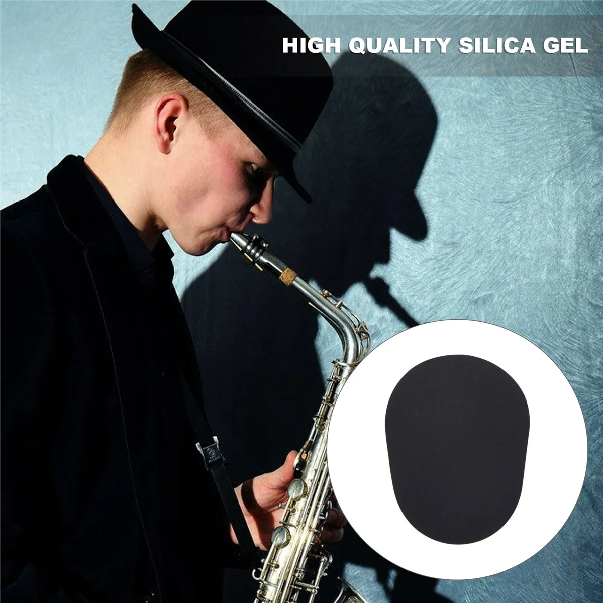 AT77 40 ชิ้นหมอนอิงปากเป่าแซ็กโซโฟน, 0.8 มิลลิเมตร Tenor/Alto Clarinet และแซ็กโซโฟนแพทช์แผ่น