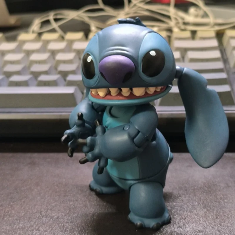 

Stitch Disney Lilo & Stitch Kaiyodo Revoltech Poseable Action Figure Anime Collectible Model Toy Figurine Fan Gift