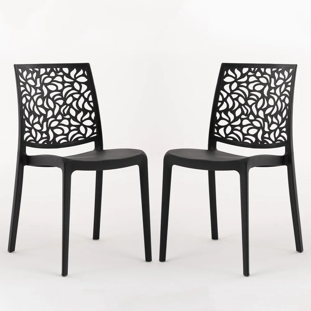 Sedie con cucina interna impilabile in fibra di vetro Sala da pranzo Giardino esterno Bar Sedie da ristorante Design moderno, Sedie da pranzo