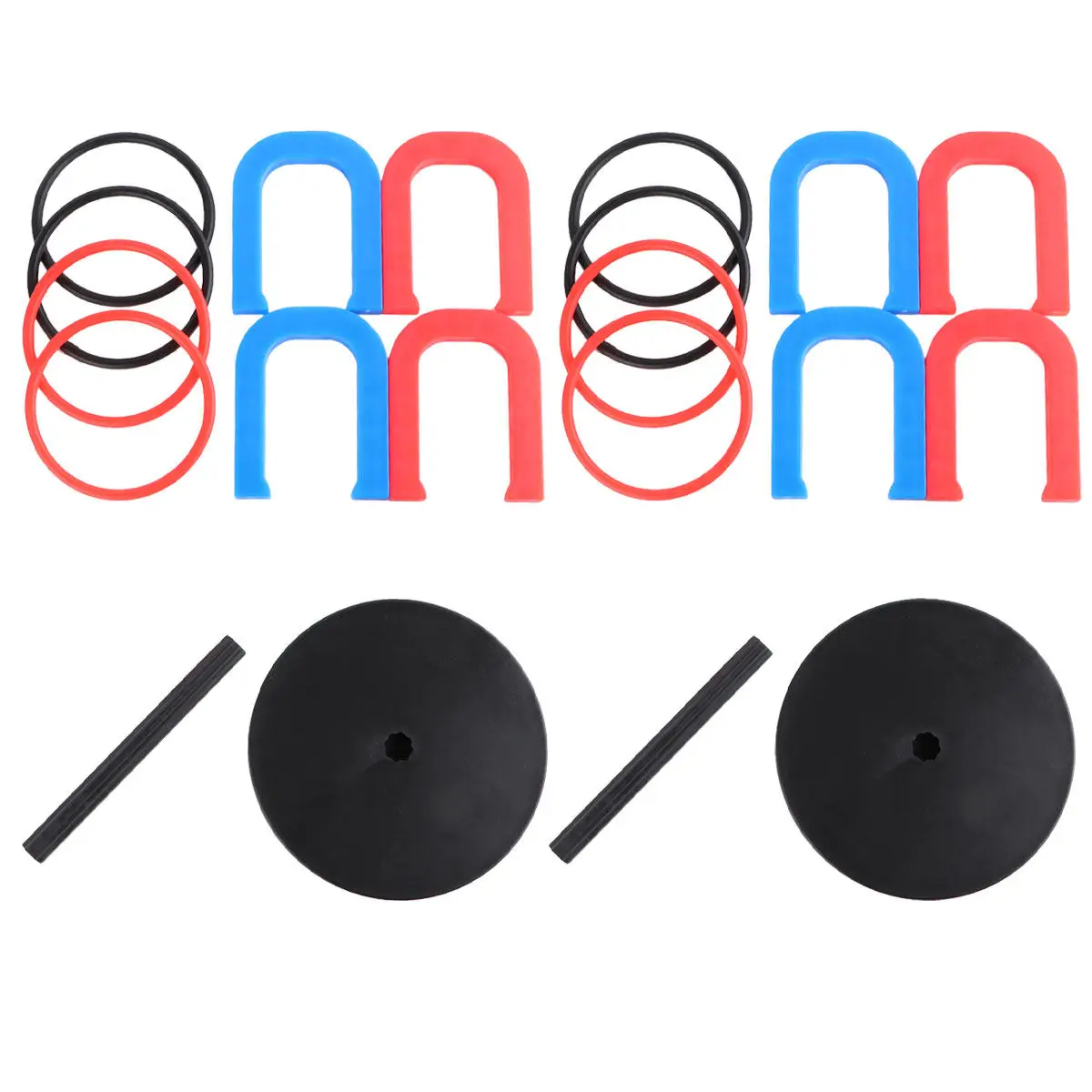 18Pcs Plastic Ring Toss Game S - Horseshoe Game Set 评论和价格