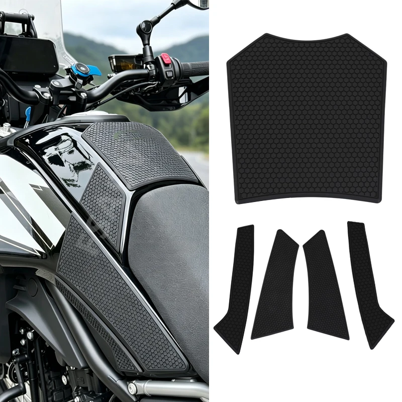 For CFMOTO 450MT 450 MT 450 MT450 CF450MT 2024 2025 Motorcycle Waterproof Pad Rubber Sticker Non-slip Side Fuel Tank Stickers