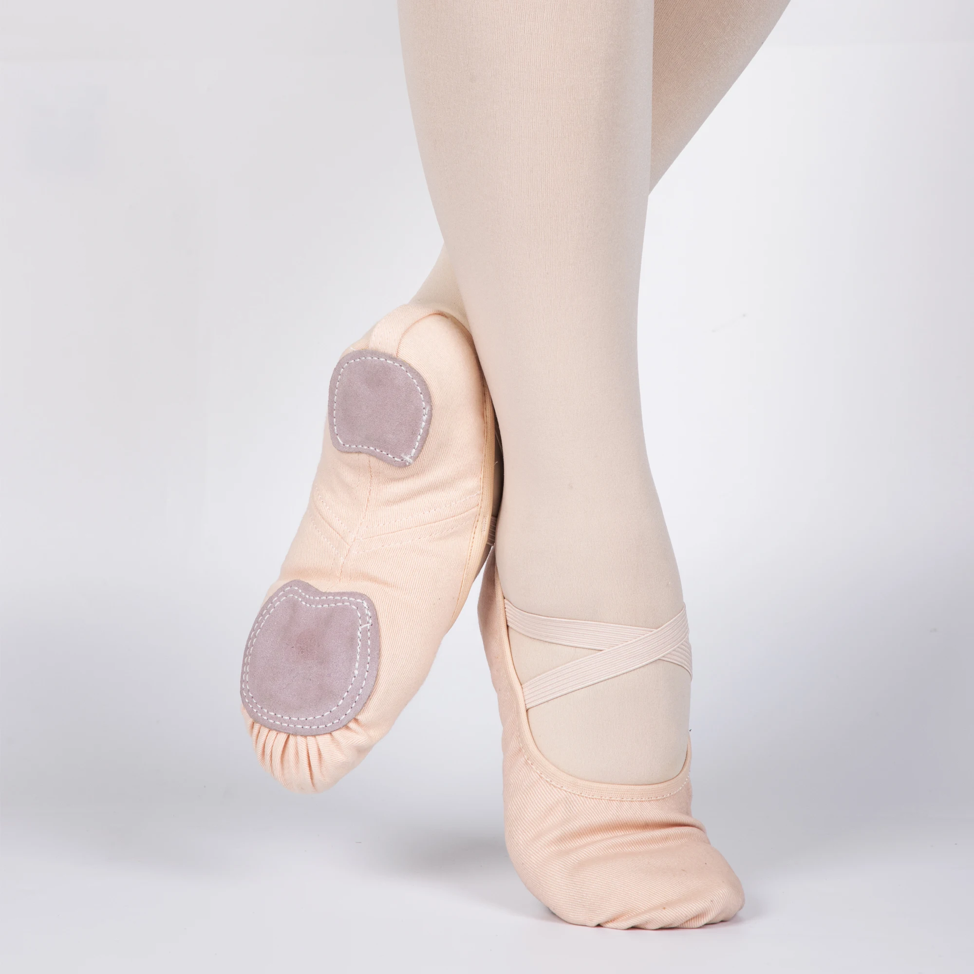 Chaussures de danse à semelle fendue en toile pour femmes, chaussures pour filles, commandées