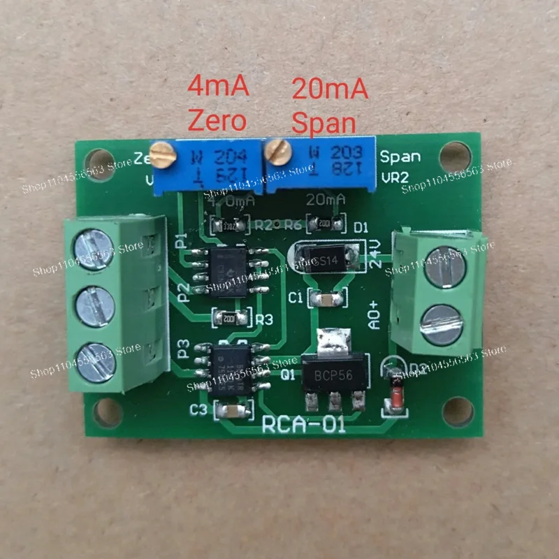 Potentiometer Resistance 1k/5k/10k/50k Turn 4-20ma Current Signal Module XTR115 Transmitter Occurs