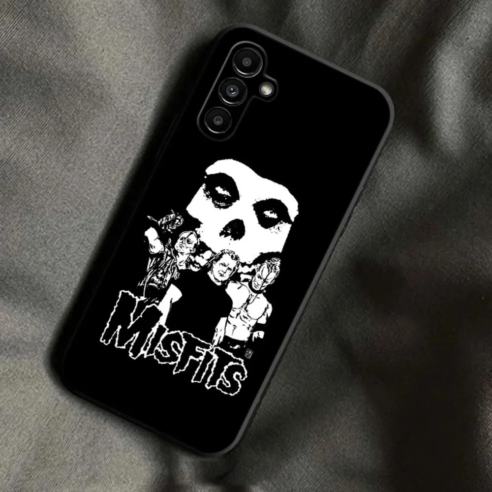 The Misfits Glenn Danzig Rock Phone Case For Samsung Galaxy A13,A21s,A22,A31,A32,A52,A53,A71,A80,A91 Soft Black Phone Cover