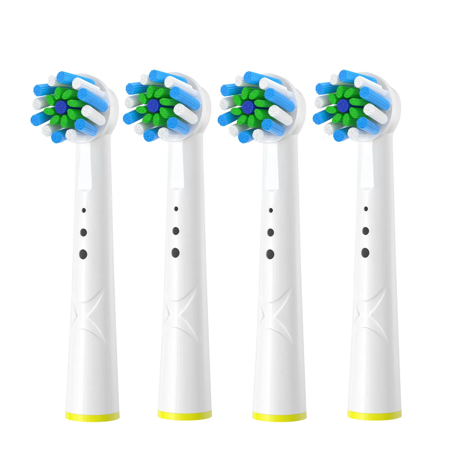 4pcs EB50 Cross Action Replacement Brush Heads For Oral B D12 D16 D100 3757 3709 pro3 pro1max electric toothbrush