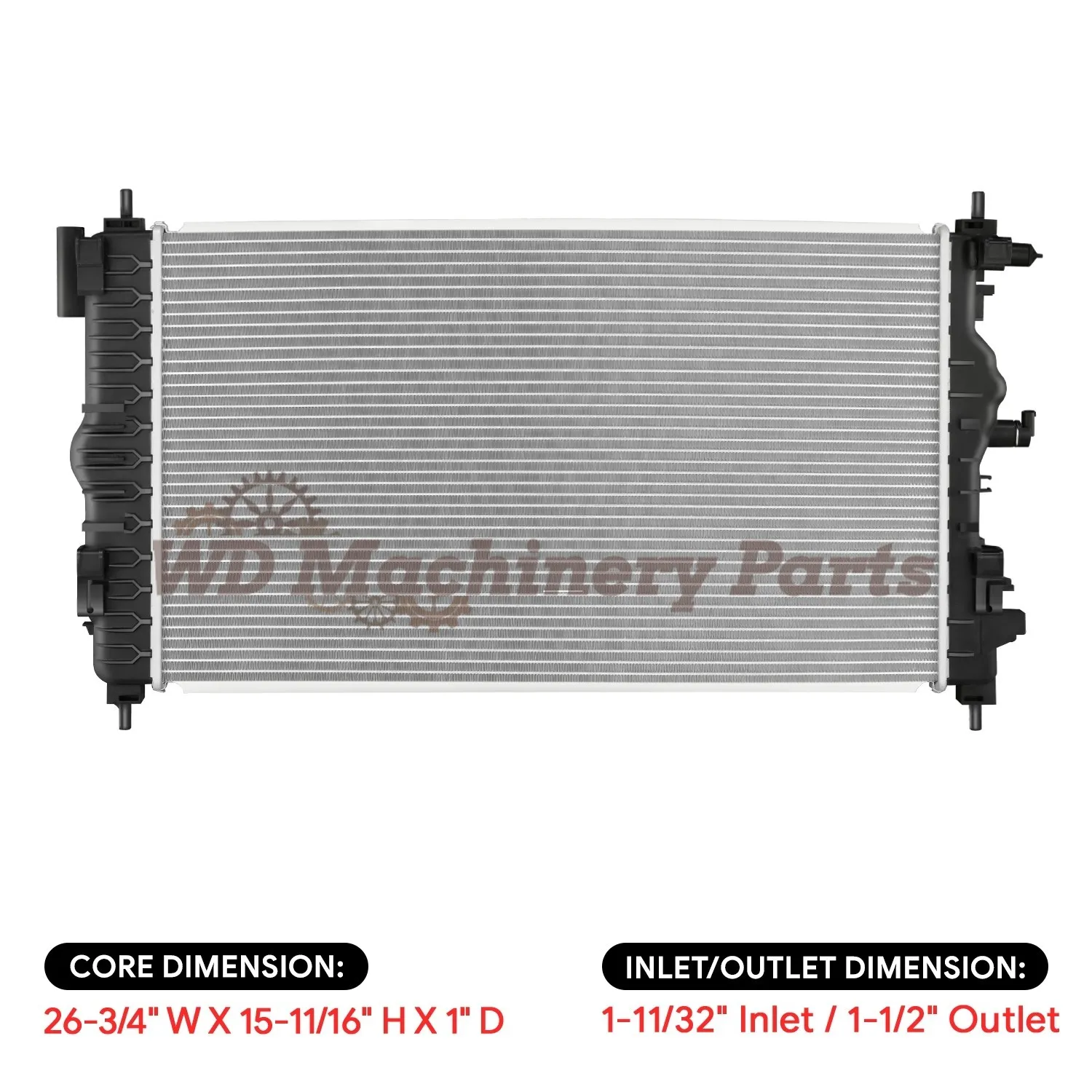 Radiatore in alluminio DPI 13197 13311079 per 11-16 Chevy Cruze Limited 1.4/1.8 AT/MT OE Style