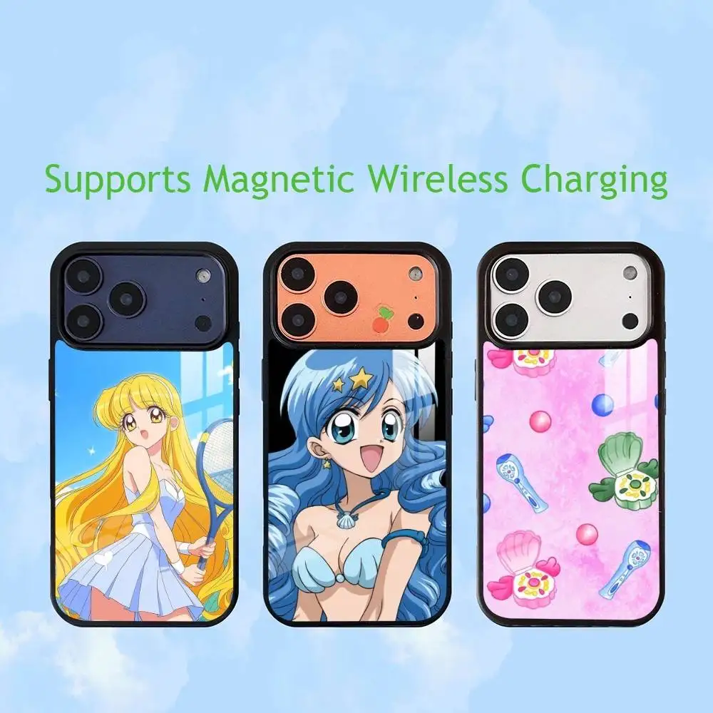 Mermaid Melody Pichi Pitch  Phone Case For iPhone17,16,15,14,13,12,11 Plus,Pro Supports Magnetic Wireless Charging