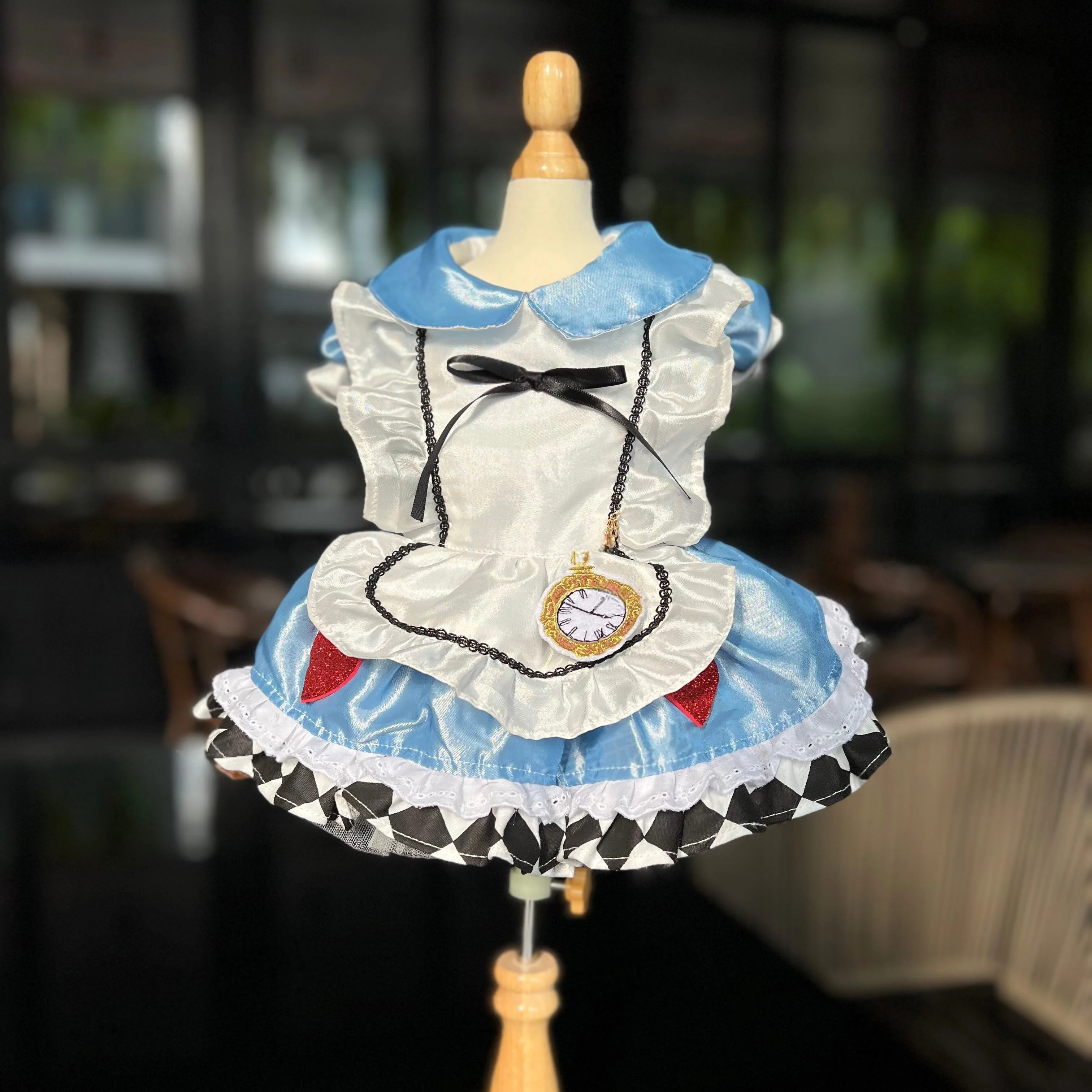 Luxury Original Customized Alice Dog Wedding Party Suit Dress Suitable Take Photos or The Party For Cats And Dogs