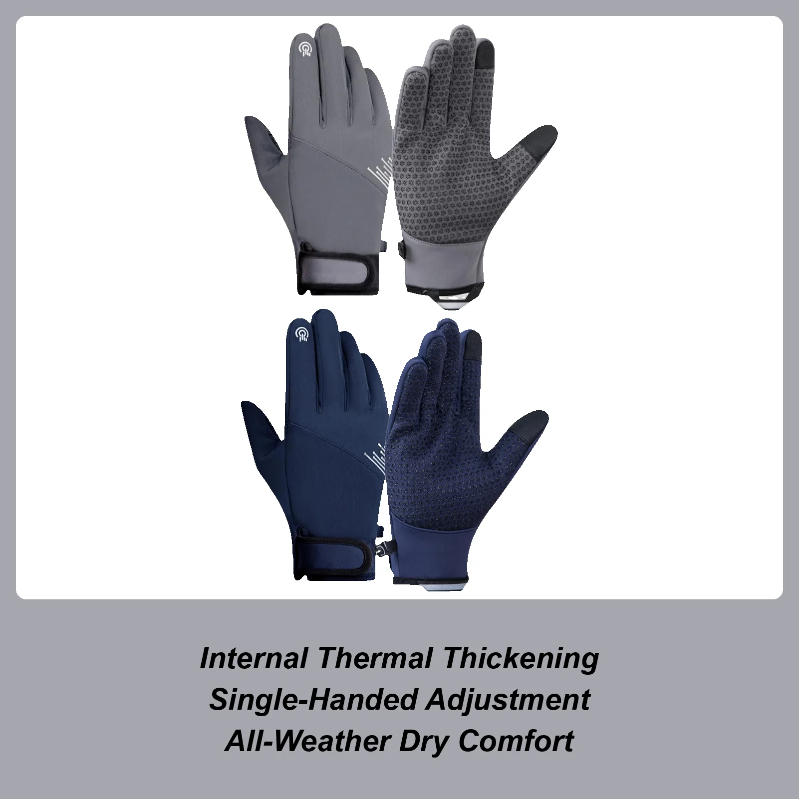 Running Gear In The Cold - Winter Gloves Windproof Touchscreen Cold Weather