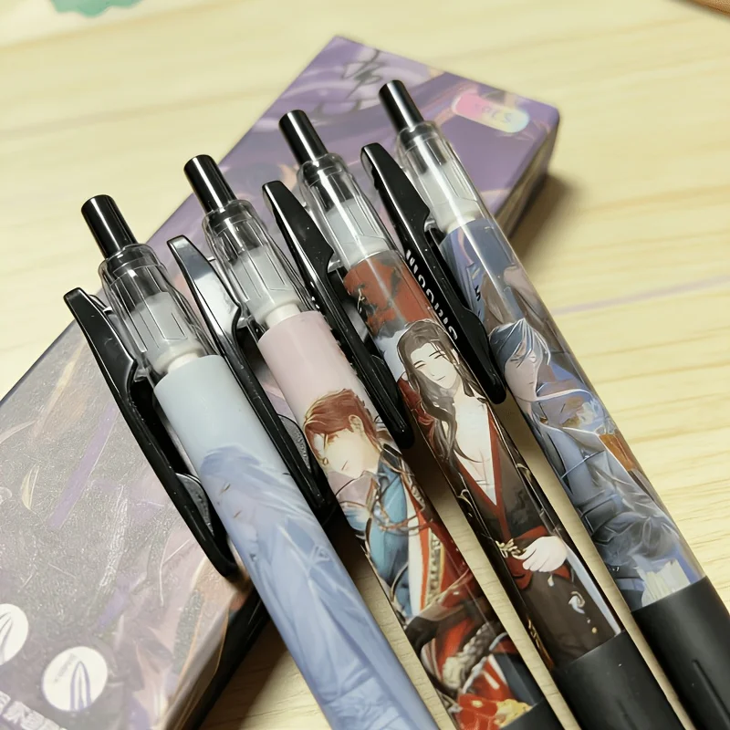 

Pack of 8, Random Styles, Fashionable Anime Character Gel Pens, Featuring a One-Touch Design for Easy Writing at Any Time, Non-Slip Soft Grip Design, Comfortable to Use, 0.5mm Black St Tip, with Quick-Drying Ink, Smooth Writing Without Smudging, Ideal for