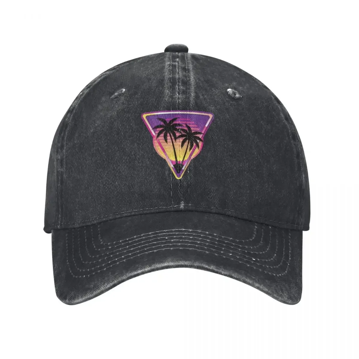 Pink Vaporwave Island Baseball Cap Hat Baseball Cap Icon black Uv Protection Solar Hat Men Golf Wear Women's