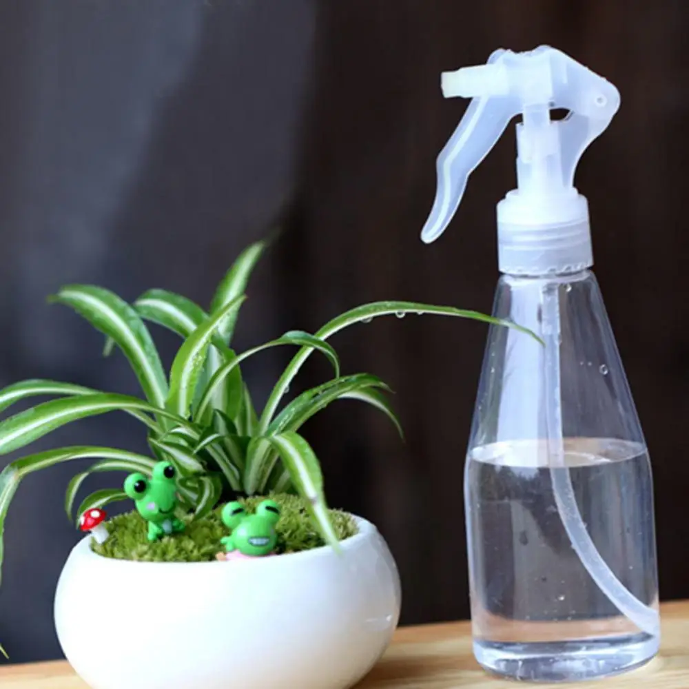 Hand-press Durable Ergonomic Gardening Trendy Gardening Accessories Watering Bottle Convenient Compact Indoor Plants Transparent