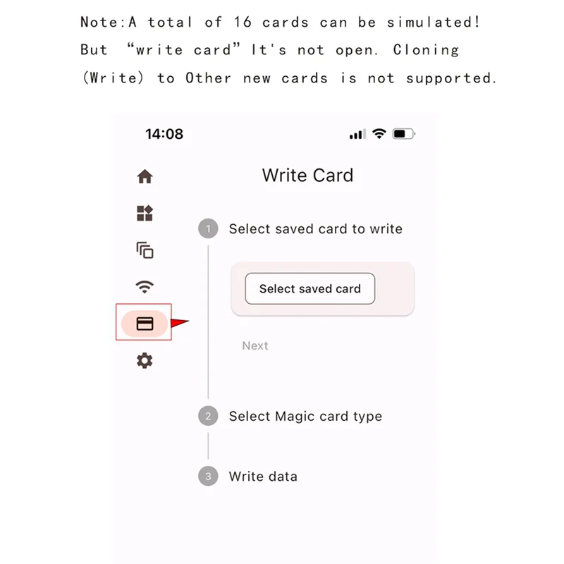 

SUNRI-2X RFID Chameleonu Smart Chip Reader ISO14443 Key Detection EM125KHZ IC 13.56Mhz Badge Decode RFID Emulator