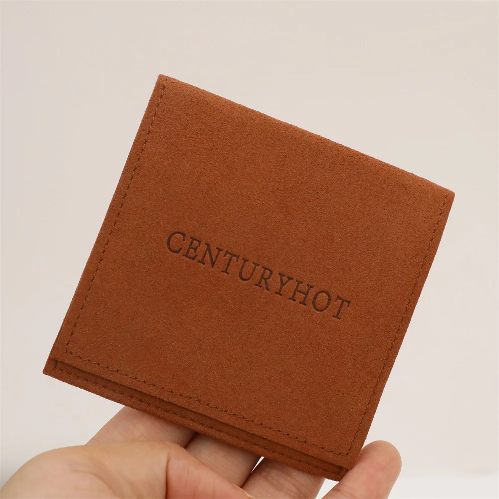 MOQ 8x8cm low custom jewelry bag jewelry bag wholesale packing earring bag ring bag bracket bag bag bag microfiber jewelry bag with your logo