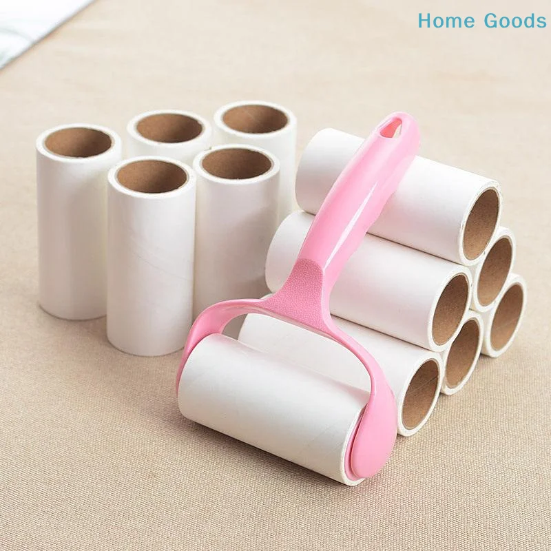 1 Set Remover Roller For Sticky Pet Hair Remover With Refills Lint Clothes Furniture Carpet Cleaning Handheld Tissue Roll Brush