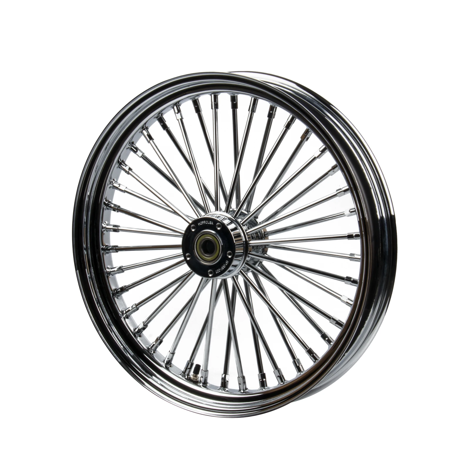6061-T6 Aluminum AlloyNew Arrived 21*3.25 Inch Chrome Motorcycle Wheels Fat Spoke Design For 18+ Touring Softail Street Bob Low