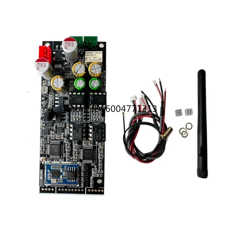 QCC3095 Bluetooth 5.4 Wireless Receiving Board AK4493 DAC Decode 5532 OP AMP Support LDAC/APTX 24bit/96Khz