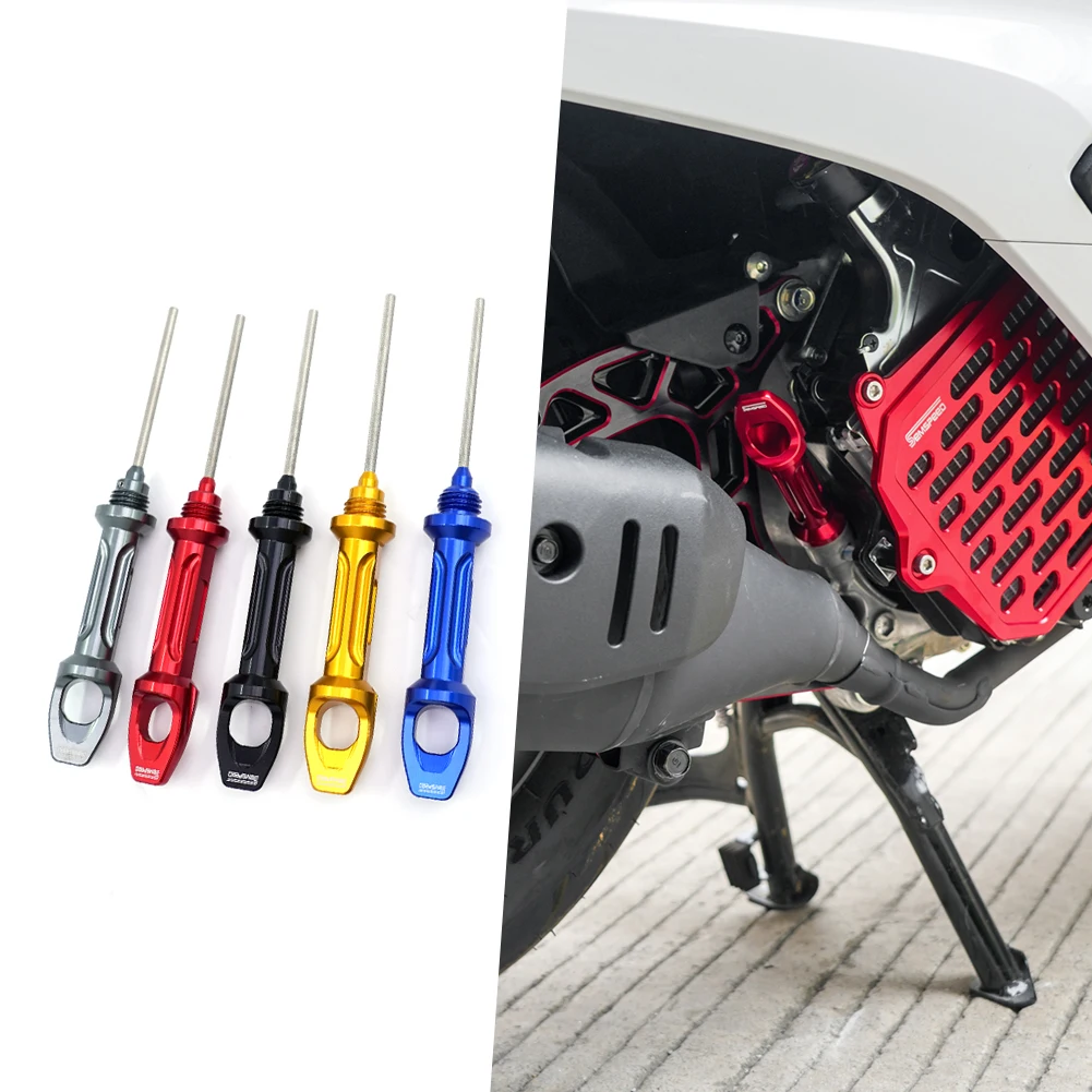 Motorcycle CNC Aluminum Durable Engine Oil Level Stick For Honda GIORNO+ 125CC