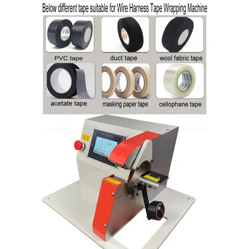 

Wire Harness Tape Wrapping Machine Electronic Wiring PVC Tape Rotary Winding Machine Adhesive Tape Machine For Wiring Wrap