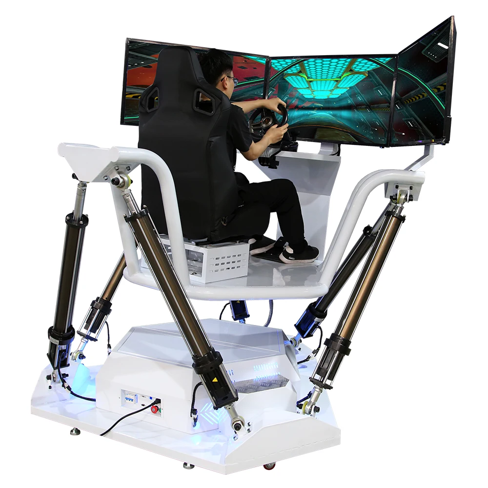 YHY Original Factory 9D VR Super Racing Car F1 Steering Wheel Car Driving Simulator Price
