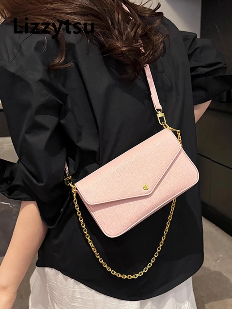 

Lizzytsu Vintage Casual Square Crossbody Bag Women Korean Easymatch Streetwear Shoulder Bag Daily Wear Luxury Fashion Bag