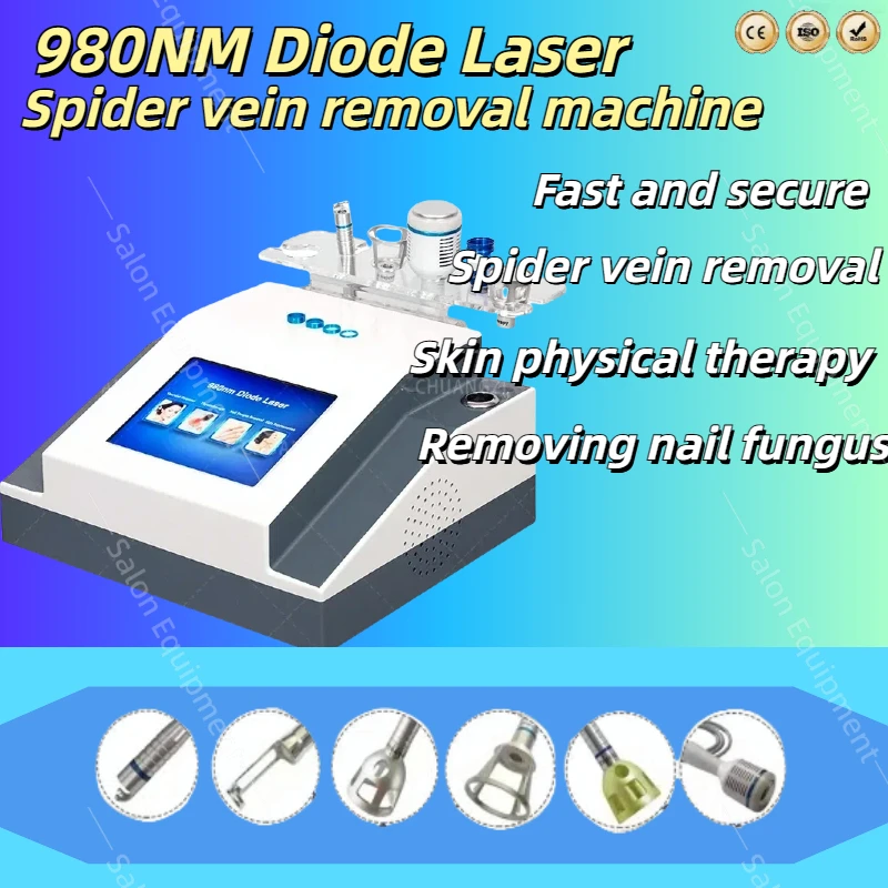 

Remove Spider Veins 980 Diode Laser Blood Vessels Removal Nail Fungus BEST 30W 5 in 1 980nm Diode Laser Vascular Removal Machine