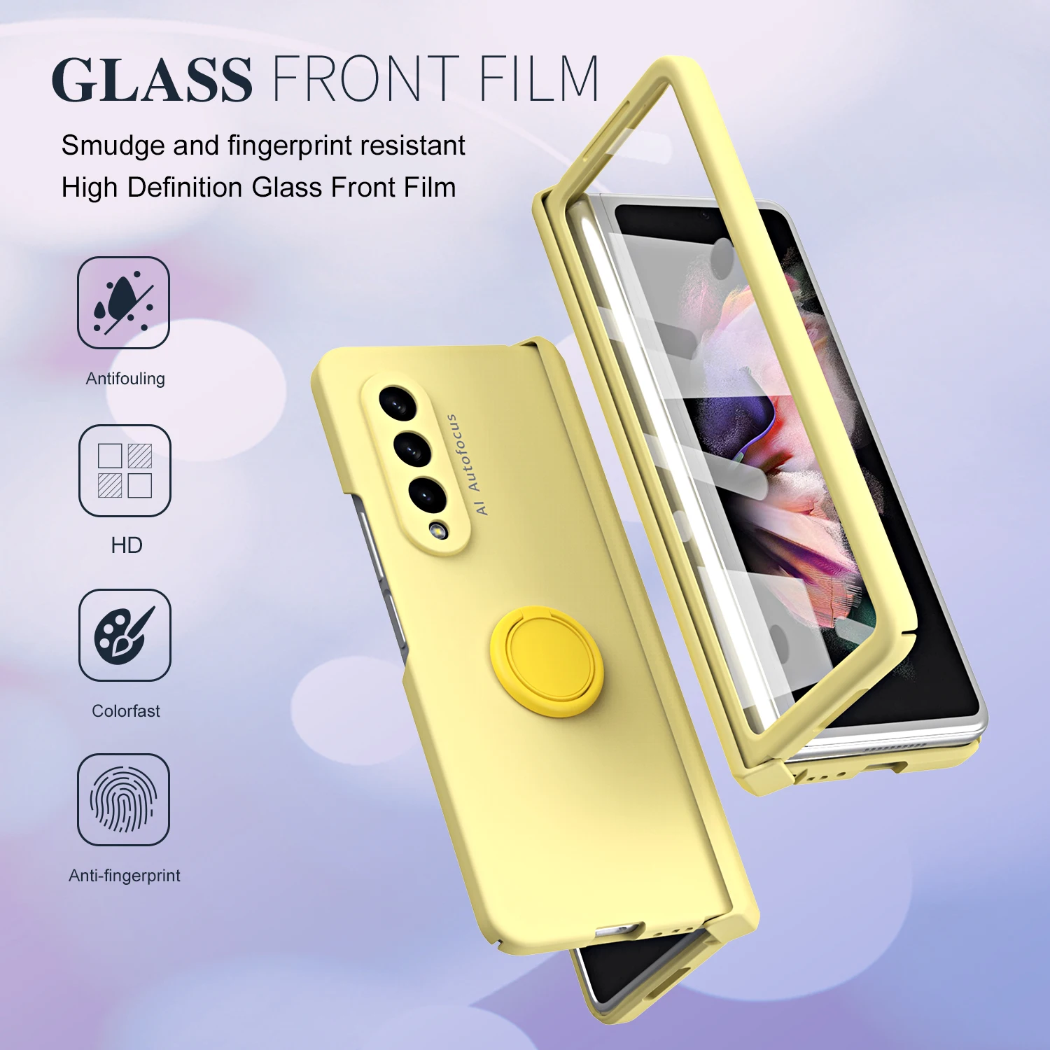 Shockproof Armor Magnetic Hinge Case For Samsung Galaxy Z Fold 7 6 5 4 3 Car Holder Ring Kickstand Full Screen Protector Cover