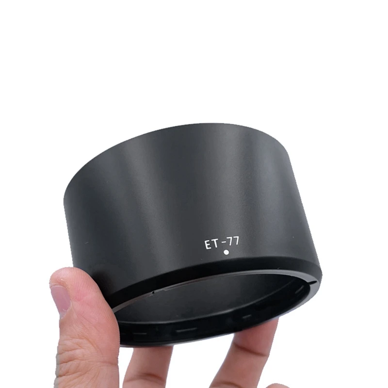 ET77 Lens Hood Circular Sunshade Replace ET-77 For Canon RF 85Mm F/2 Macro Is STM, RF 85 Mm F2 MACRO Is STM