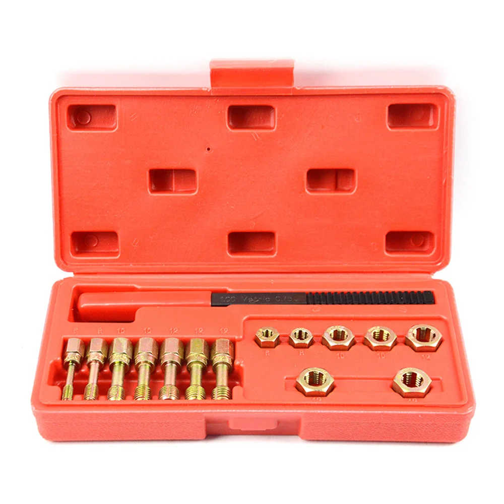 

15 Piece Set Of Screw Thread Repair Tools