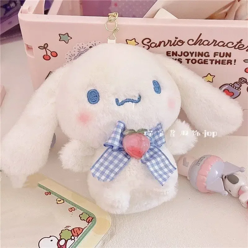 Sanrio Hello Kitty Plush Doll Miniso Anime Cartoon Cute Kuromi Cinnamoroll Fashion Ornaments Decoration Charm Girl Holiday Gifts