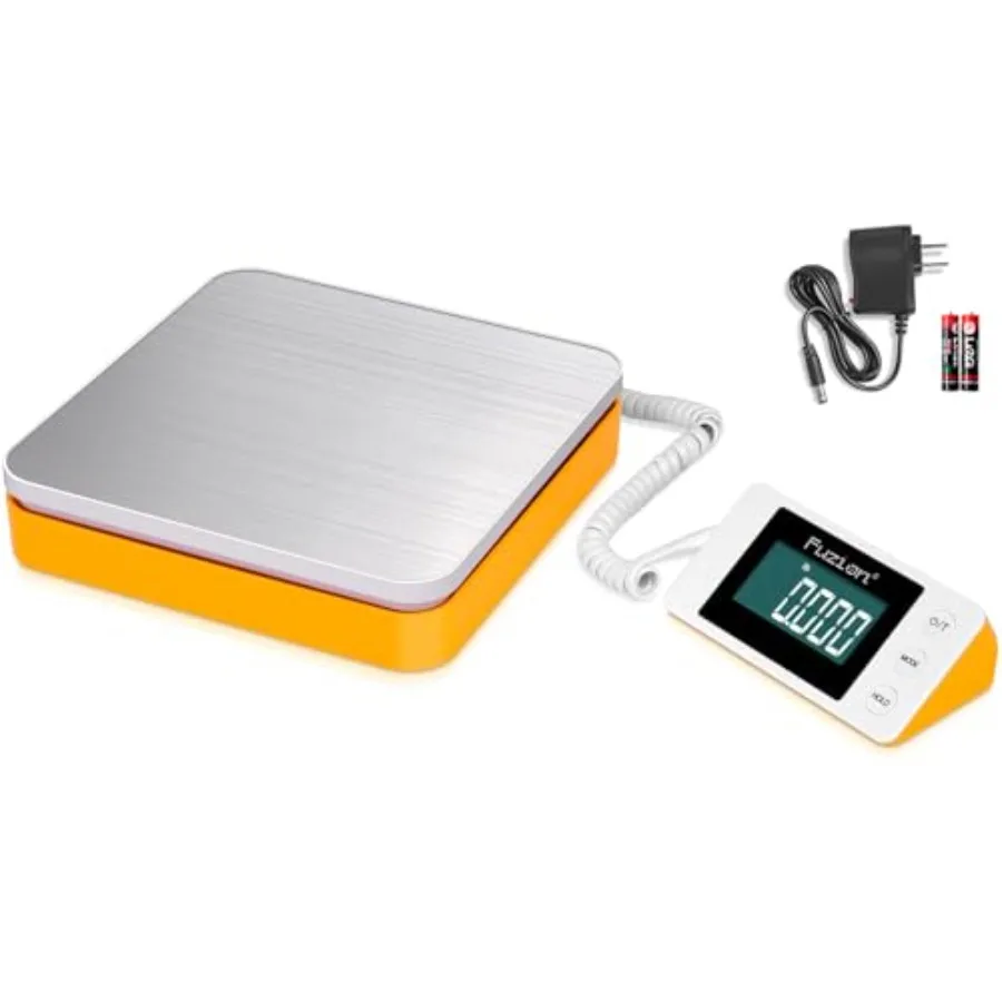 

Shipping Scale - Digital Postal Scale 110LB x 0.1oz Large LCD Display 5 Units Scale for Packages Postage - Dual Power Supply Ba