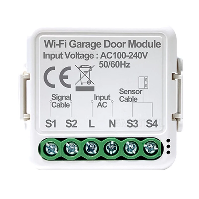 Interruptor da porta da garagem tuya inteligente wifi interruptor da porta da garagem sensores abridor controlador de voz interruptor controle remoto para casa vida inteligente
