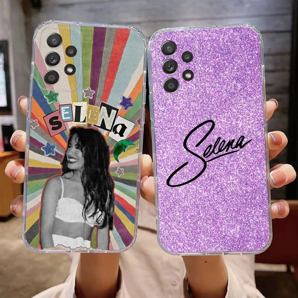 Singer Selena Quintanilla Phone Case For Samsung Galaxy A71,70,52,51,40,31,A50,30S,21S,Note20ultra Transparent Cover