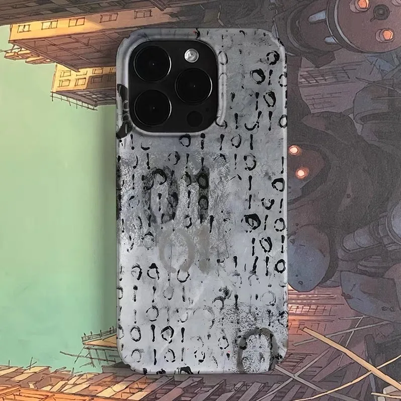 

Silver gray fuzzy letters Phone Case for IPHONE 17 Air 16E 15 PROMAX 14 Plus 13 12 MINI 11 PRO 16Plus XR XS Acrylic Phone Cover