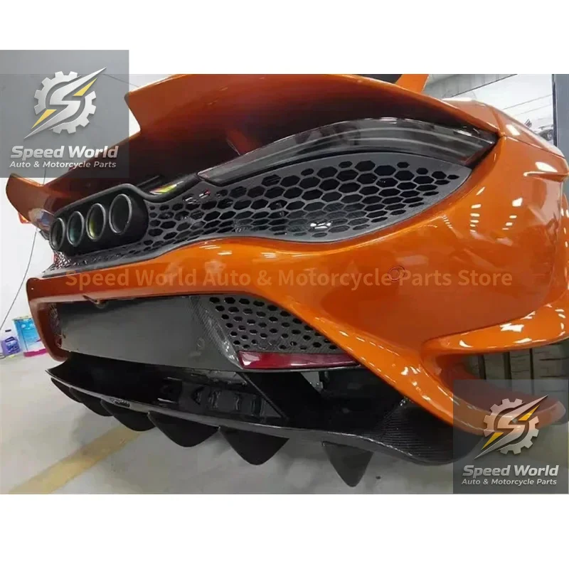 Factory Hot Sale Forged Carbon Fiber Rear Lip Diffuser Body Kit Gallardo LP0 LP0 LP0