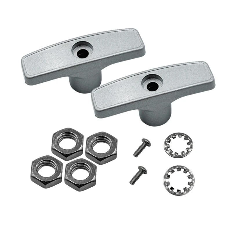 Motorhomes Sewer Valves Handle Replacement Set Metal Handles Suitable for Waste Extension Rods Enhanced Grip and Comfort