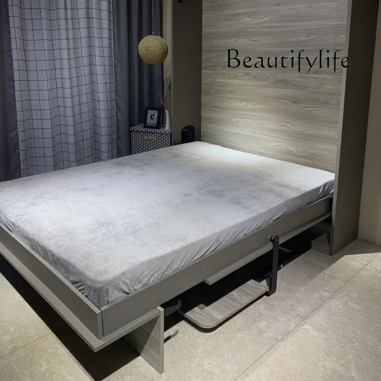 French style Space Saving Murphy Bed Mechanism Manual Vertical Folding Hiding Wall Bed Mechanism With Desk Leg - view 3